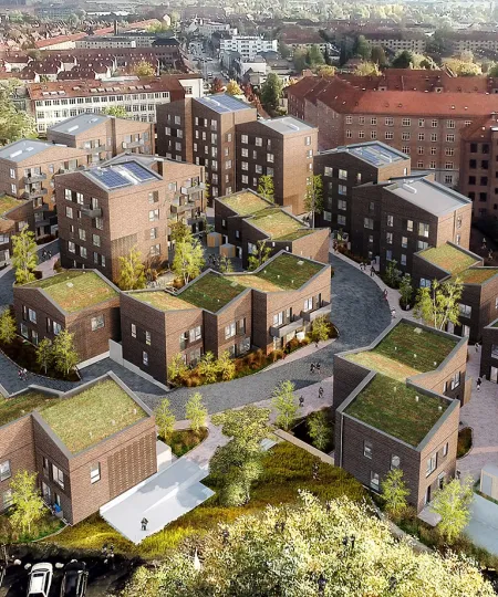 A/S Nortvig - Bjerglandsbyen, Brønshøj